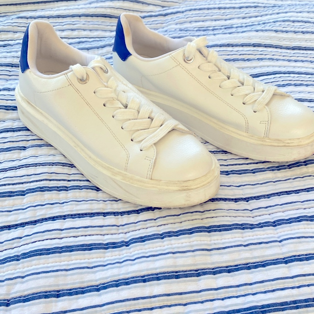 Steve Madden Carley/Carl platform tennis shoes, 7